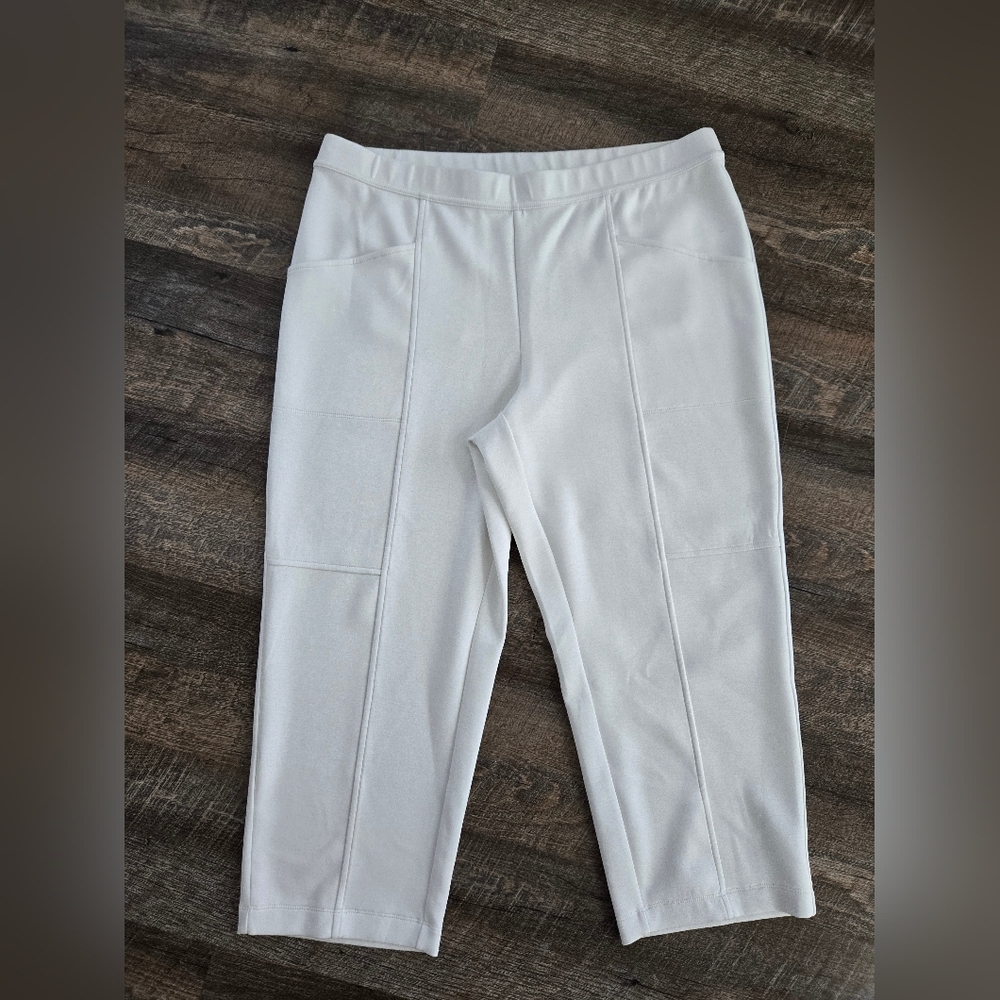 J. Jill Fit Knit Capri, Size Large Petite